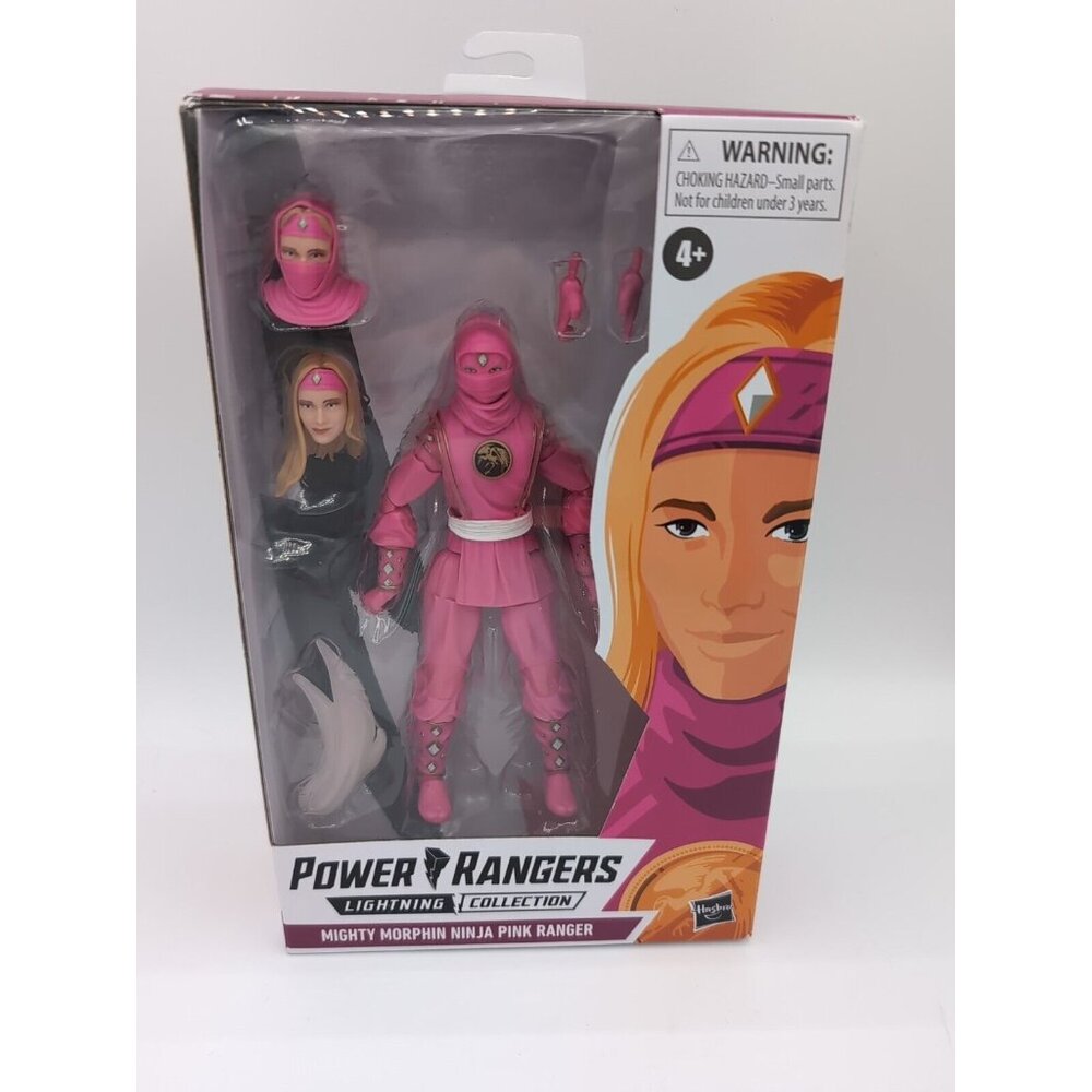 Power Rangers Lightning Collection Mighty Morphin Ninja Pink Ranger Figure A2